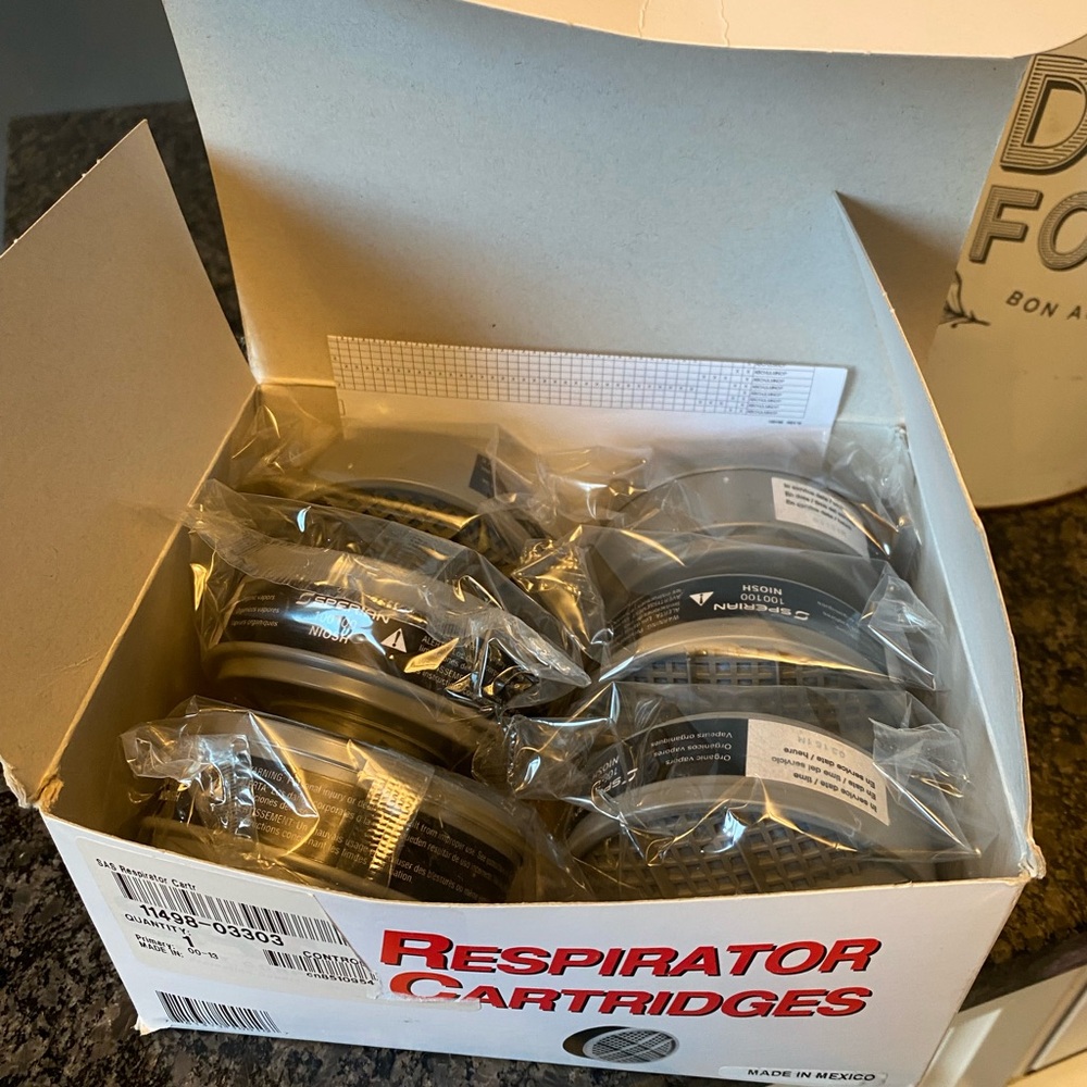 SAS Respirator cartridges
